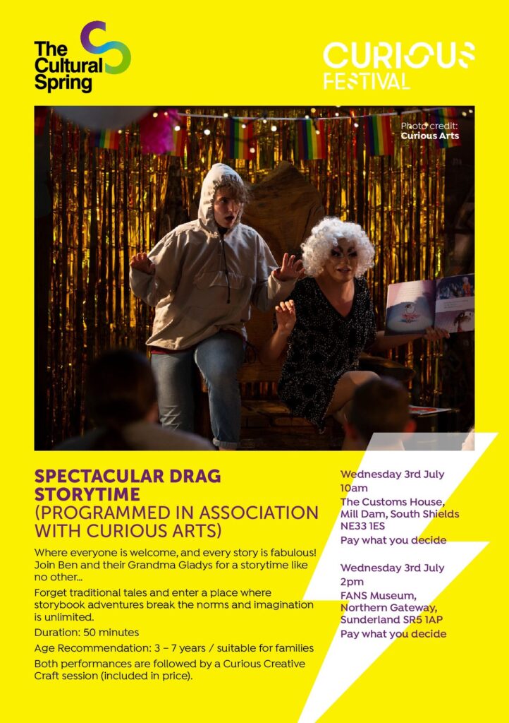 Spectacular Drag Storytime at Fans Museum