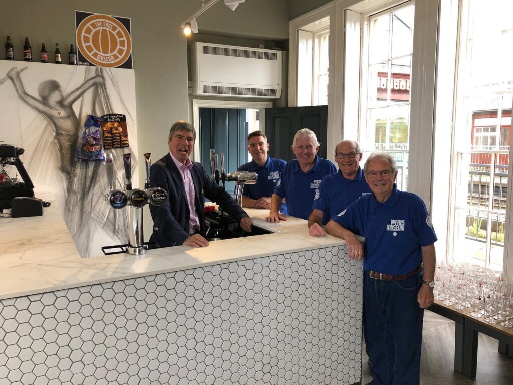 Frank Nicholson Visits Fans Museum