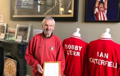 Brian Callard Donates SAFC Poem to the Fans Museum