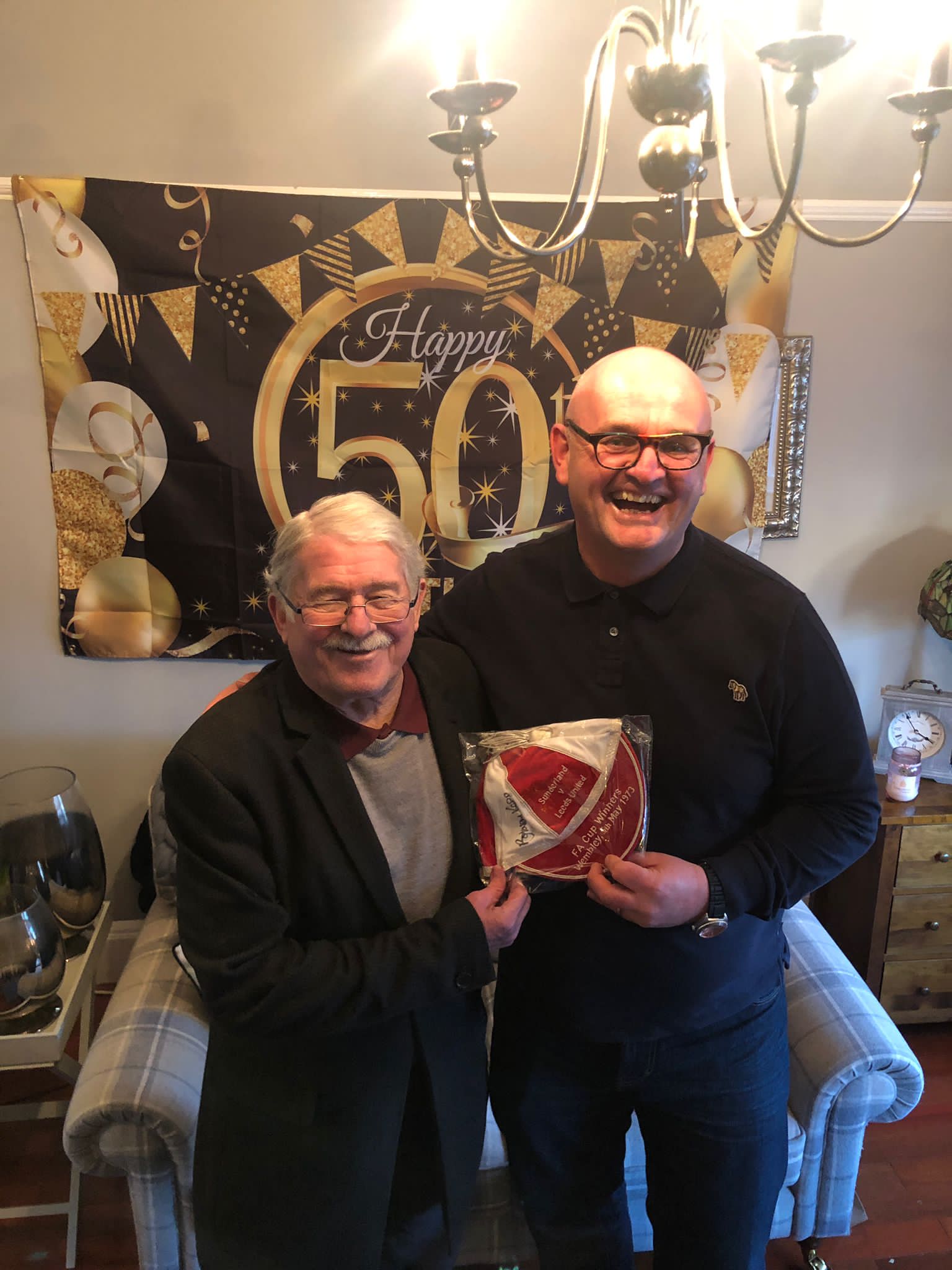 Fans Museum Birthday Visit for Stewart Barraclough