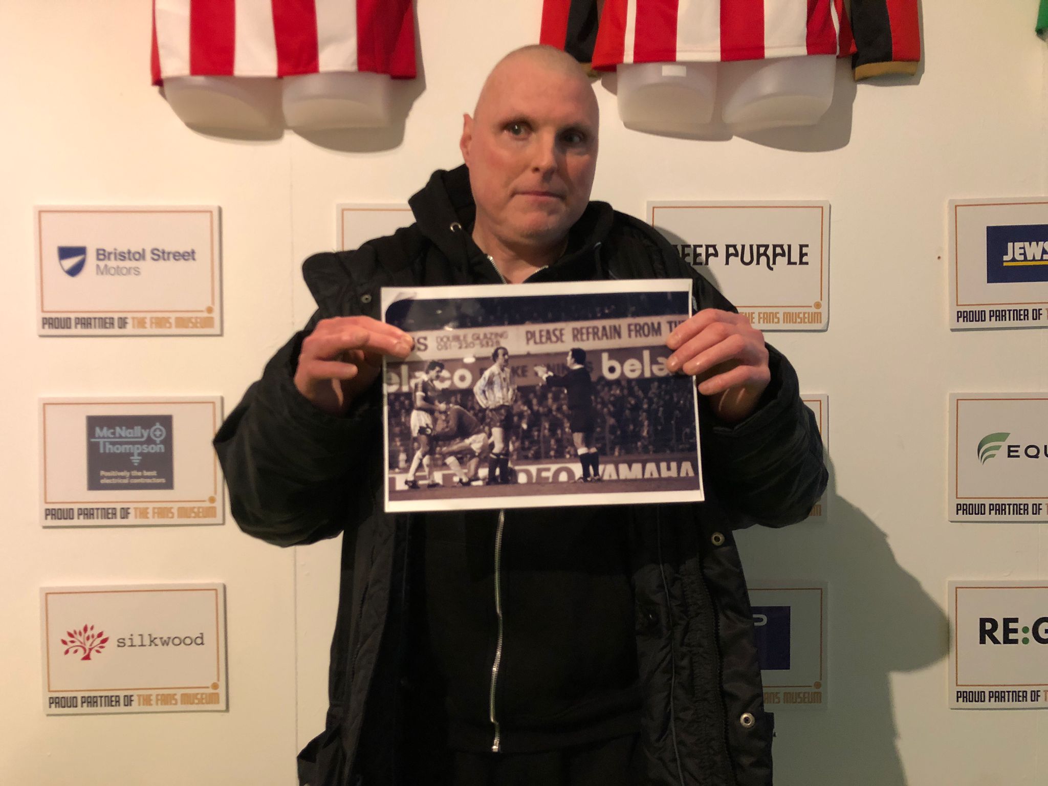 Terr Marsh Donates to the Fans Museum