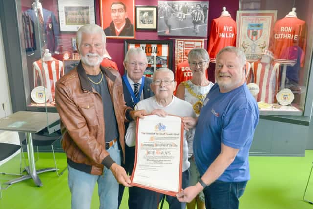 Fans Museum and John Tones Freedom of The City!