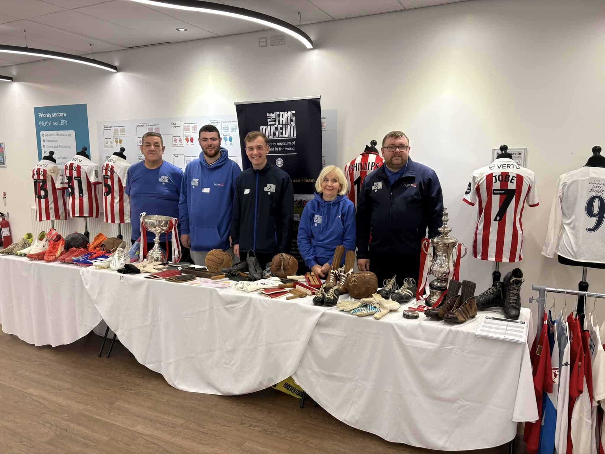 Fans Museum visits Sunderland College Freshers Week
